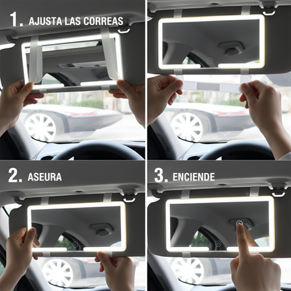 Espejo led para carro