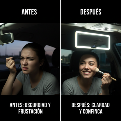 Espejo led para carro