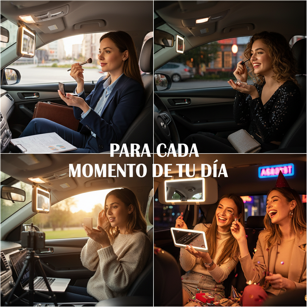 Espejo led para carro