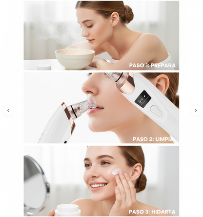 Succionador de limpieza facial